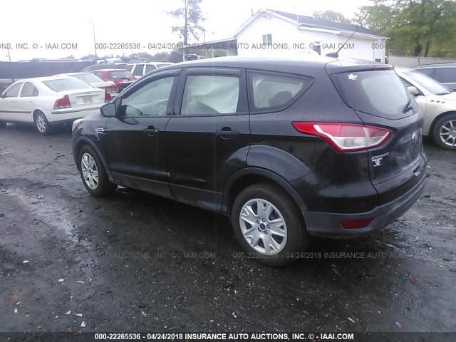 1FMCU0F73FUB45276 - 2015 FORD ESCAPE S BLACK photo 3