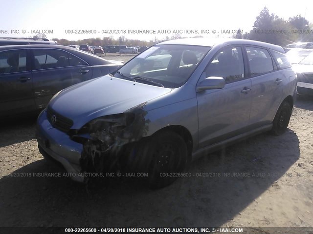 2T1KR32E06C604431 - 2006 TOYOTA COROLLA MATRIX XR BLUE photo 2