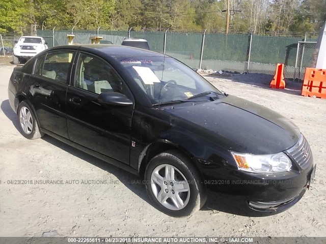 1G8AJ55F77Z140056 - 2007 SATURN ION LEVEL 2 BLACK photo 1