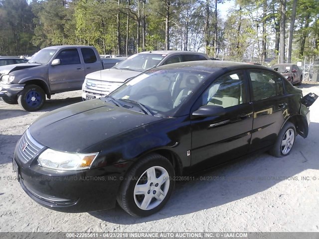 1G8AJ55F77Z140056 - 2007 SATURN ION LEVEL 2 BLACK photo 2