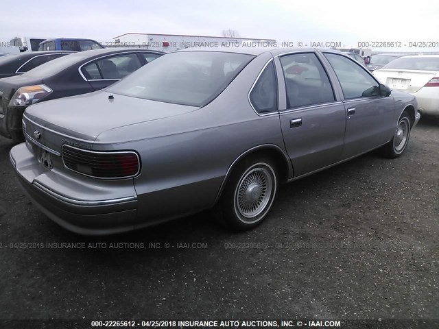 1G1BL52P7TR140496 - 1996 CHEVROLET CAPRICE / IMPALA CLASSIC/SS SILVER photo 4