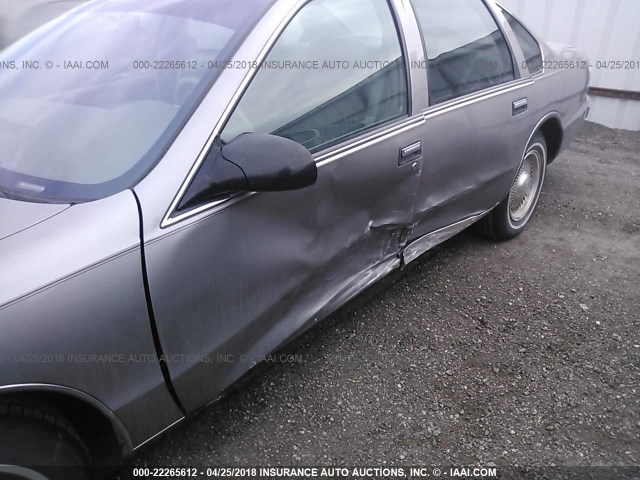 1G1BL52P7TR140496 - 1996 CHEVROLET CAPRICE / IMPALA CLASSIC/SS SILVER photo 6