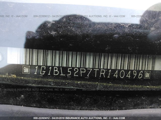 1G1BL52P7TR140496 - 1996 CHEVROLET CAPRICE / IMPALA CLASSIC/SS SILVER photo 9