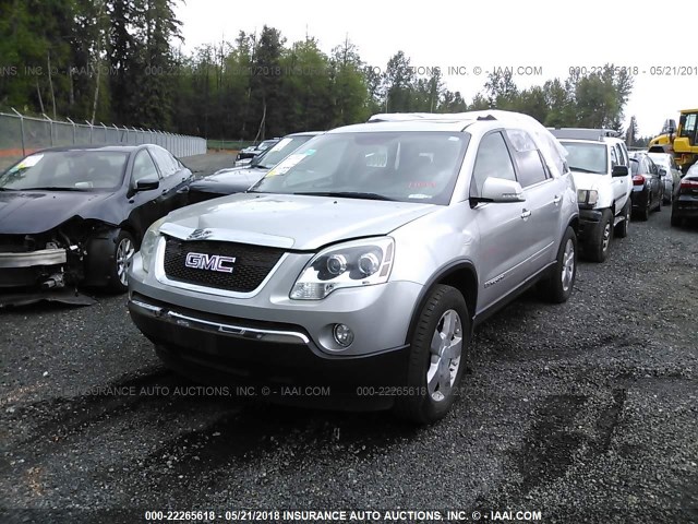 1GKEV33728J123388 - 2008 GMC ACADIA SLT-2 SILVER photo 2