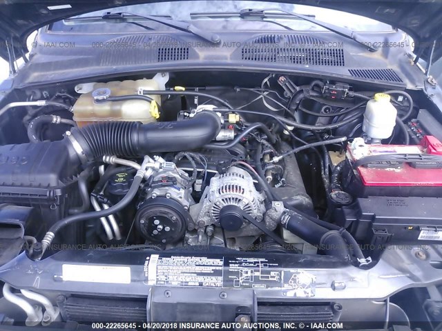 1J4GL48K15W587455 - 2005 JEEP LIBERTY SPORT 绿色 照片 10