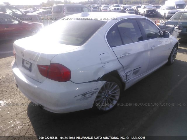 WBAPN73569A265431 - 2009 BMW 335 D WHITE photo 4