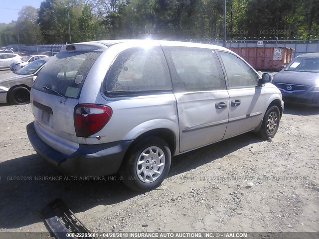 1C4GJ25382B541301 - 2002 CHRYSLER VOYAGER SILVER photo 4