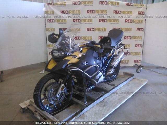 WB1048006AZX65078 - 2010 BMW R1200 GS ADVENTURE YELLOW photo 2