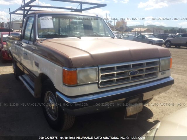 1FTHF25G9JPB15501 - 1988 FORD F250 BROWN photo 1