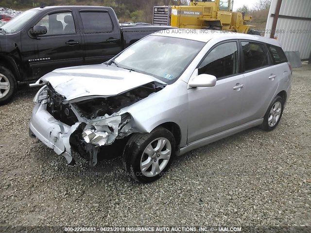 2T1LR32E36C560395 - 2006 TOYOTA COROLLA MATRIX XR SILVER photo 2