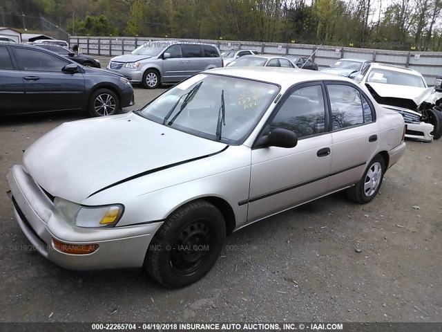 1NXAE09B4SZ321962 - 1995 TOYOTA COROLLA LE/DX GOLD photo 2