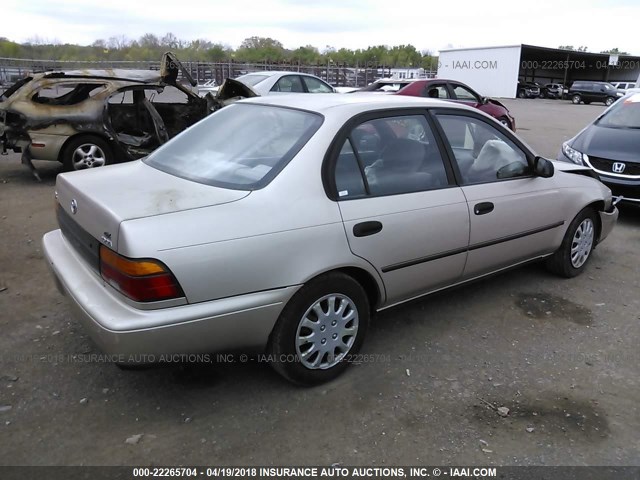 1NXAE09B4SZ321962 - 1995 TOYOTA COROLLA LE/DX GOLD photo 4