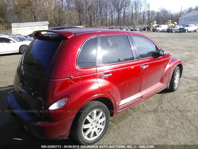 3A4FY48B77T555339 - 2007 CHRYSLER PT CRUISER RED photo 4