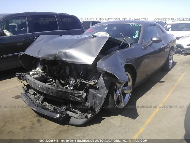 2C3CDYBT0CH118867 - 2012 DODGE CHALLENGER R/T SILVER photo 2