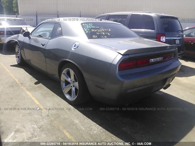 2C3CDYBT0CH118867 - 2012 DODGE CHALLENGER R/T SILVER photo 3