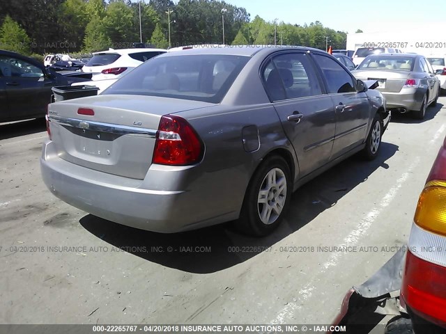 1G1ZS58F57F182737 - 2007 CHEVROLET MALIBU LS 灰色 照片 4