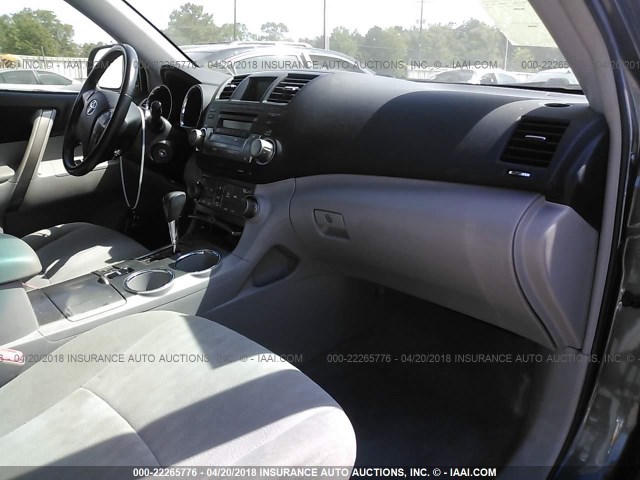 JTEES43A582014807 - 2008 TOYOTA HIGHLANDER SPORT GRAY photo 5