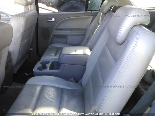 1FMDK05136GA48035 - 2006 FORD FREESTYLE SEL GRAY photo 8