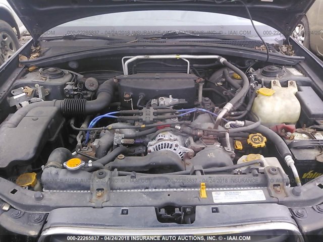 JF1SG65614H705813 - 2004 SUBARU FORESTER 2.5XS 黑色 照片 10