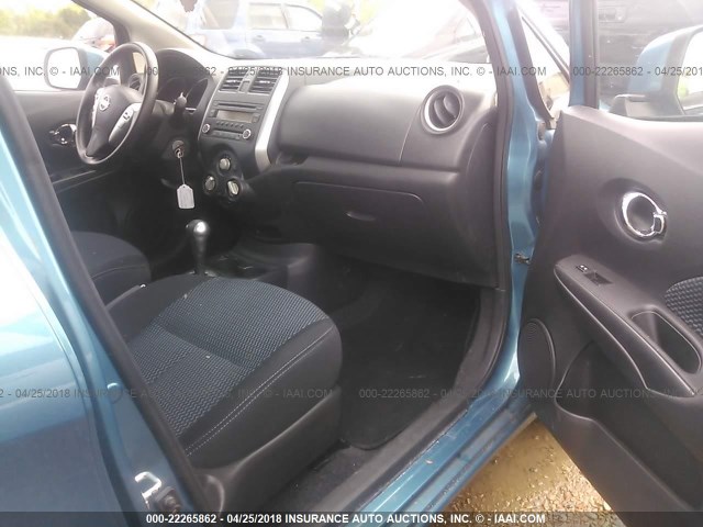 3N1CE2CP9EL370850 - 2014 NISSAN VERSA NOTE S/S PLUS/SV/SL GREEN photo 5