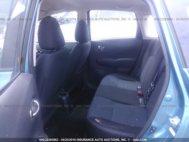 3N1CE2CP9EL370850 - 2014 NISSAN VERSA NOTE S/S PLUS/SV/SL GREEN photo 8