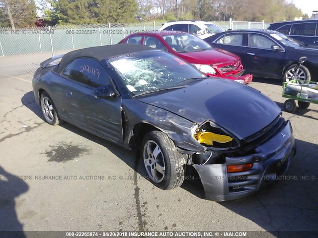 4A3AE45G85E045682 - 2005 MITSUBISHI ECLIPSE SPYDER GS GRAY photo 1