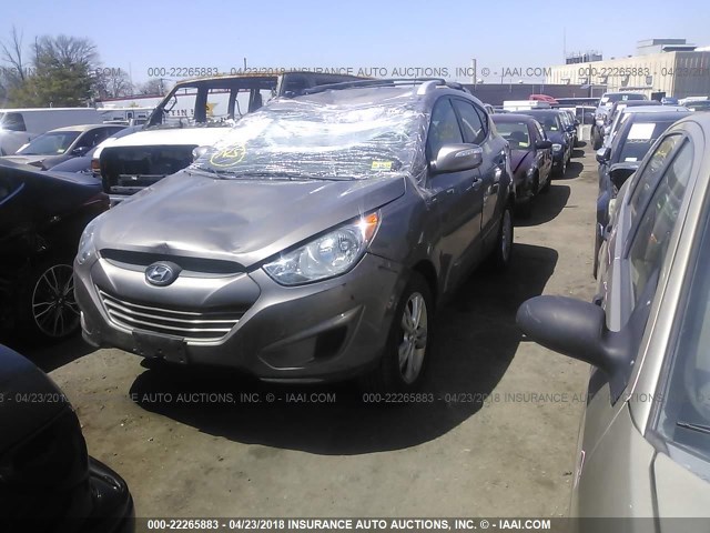 KM8JU3AC2CU374945 - 2012 HYUNDAI TUCSON GLS/LIMITED GOLD photo 2