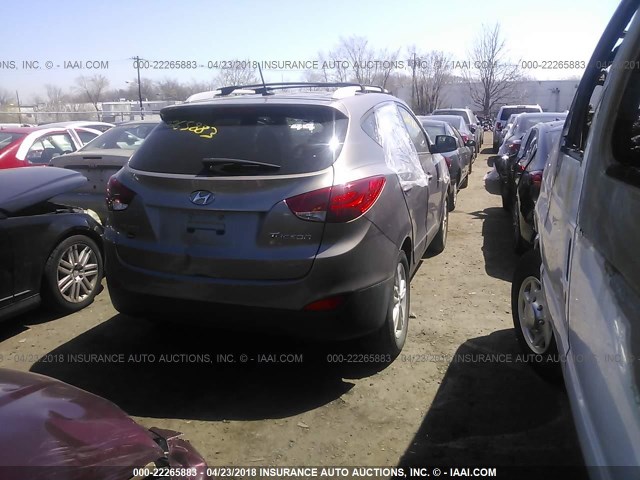 KM8JU3AC2CU374945 - 2012 HYUNDAI TUCSON GLS/LIMITED ოქროსფერი ფოტო 4