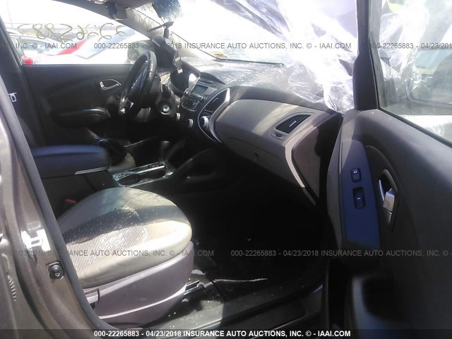 KM8JU3AC2CU374945 - 2012 HYUNDAI TUCSON GLS/LIMITED ოქროსფერი ფოტო 5