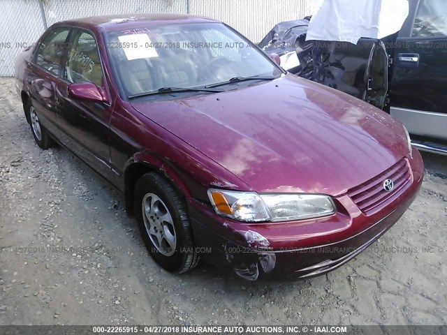 4T1BG22K4WU332955 - 1998 TOYOTA CAMRY CE/LE/XLE RED photo 1