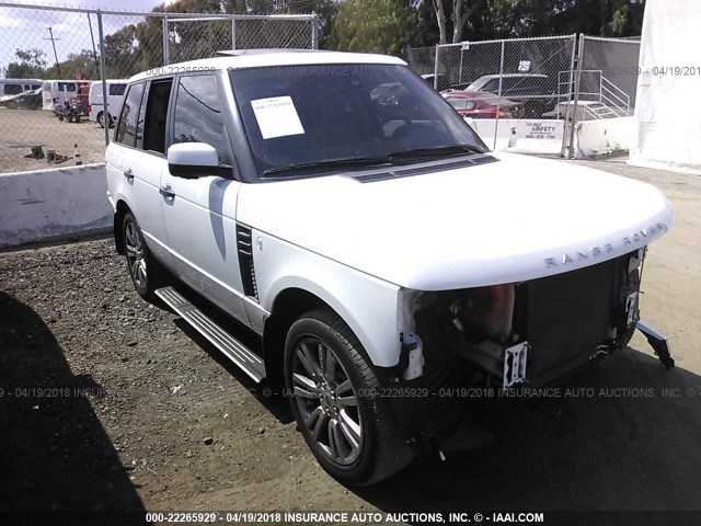 SALMF1D49BA343768 - 2011 LAND ROVER RANGE ROVER HSE LUXURY WHITE photo 1