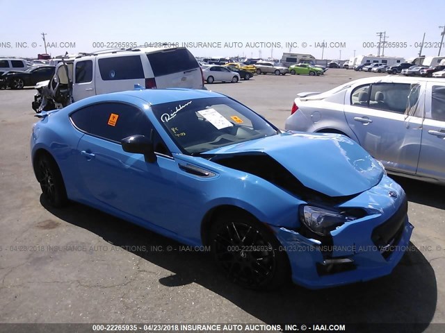 JF1ZCAC10G9600599 - 2016 SUBARU BRZ 2.0 LIMITED/BLUE.SERIES BLUE photo 1