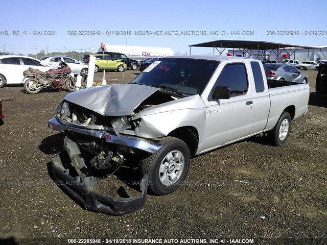 1N6DD26S6XC328586 - 1999 NISSAN FRONTIER KING CAB XE/KING CAB SE SILVER photo 2