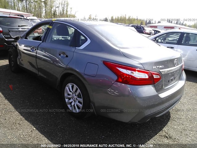 1N4AL3AP2GN390076 - 2016 NISSAN ALTIMA 2.5/S/SV/SL/SR GRAY photo 3