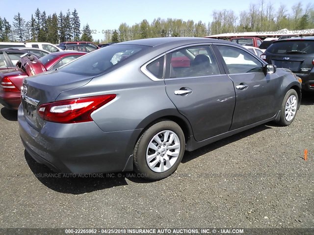 1N4AL3AP2GN390076 - 2016 NISSAN ALTIMA 2.5/S/SV/SL/SR GRAY photo 4