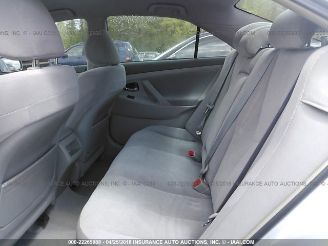 4T1BE46K07U556723 - 2007 TOYOTA CAMRY NEW GENERAT CE/LE/XLE/SE SILVER photo 8