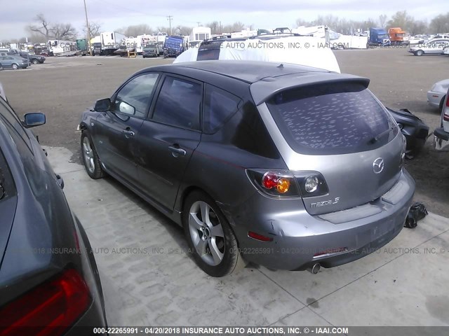 JM1BK144X61457715 - 2006 MAZDA 3 HATCHBACK GRAY photo 3