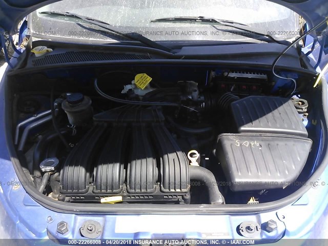 3C4FY48B65T511545 - 2005 CHRYSLER PT CRUISER BLUE photo 10
