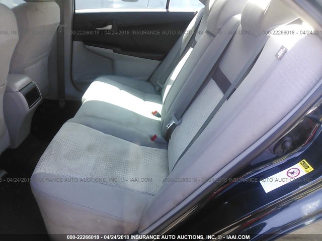 4T4BF1FK1CR244227 - 2012 TOYOTA CAMRY SE/LE/XLE 蓝色 照片 8