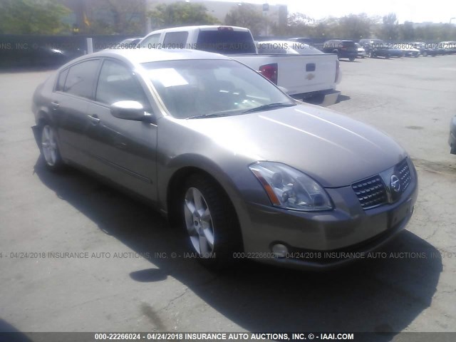 1N4BA41E05C823059 - 2005 NISSAN MAXIMA SE/SL GRAY photo 1