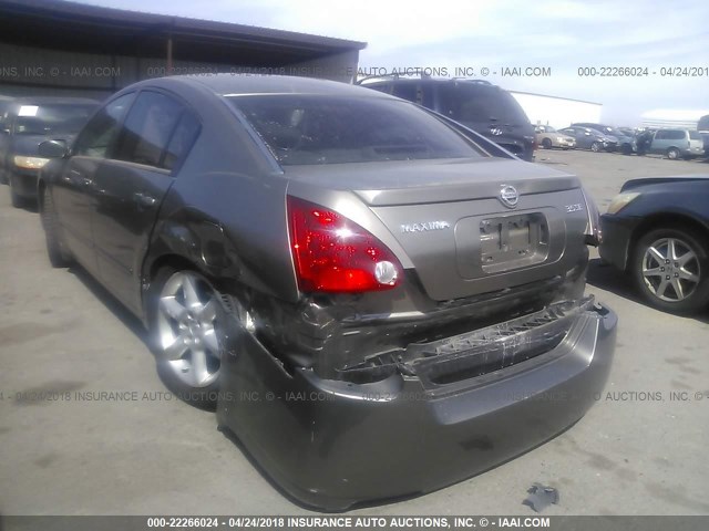 1N4BA41E05C823059 - 2005 NISSAN MAXIMA SE/SL GRAY photo 3