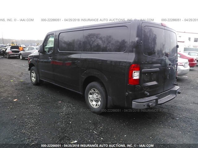 1N6BF0KY1DN103119 - 2013 NISSAN NV 1500/2500 BLACK photo 3