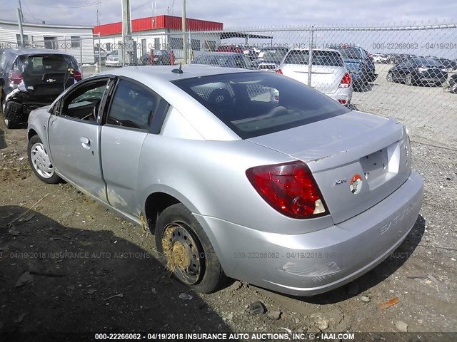 1G8AN15F56Z160981 - 2006 SATURN ION LEVEL 2 SILVER photo 3