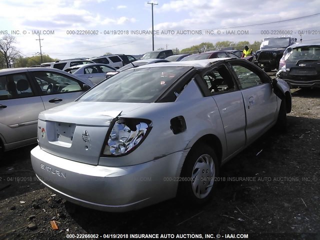 1G8AN15F56Z160981 - 2006 SATURN ION LEVEL 2 SILVER photo 4