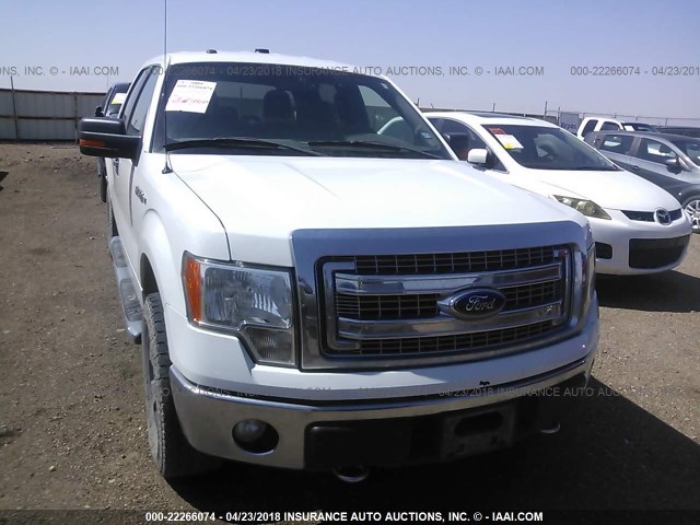 1FTFW1EF9DKD89131 - 2013 FORD F150 SUPERCREW WHITE photo 6