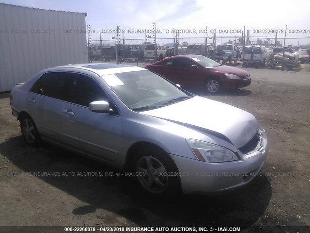 1HGCM56865A082735 - 2005 HONDA ACCORD EX SILVER photo 1