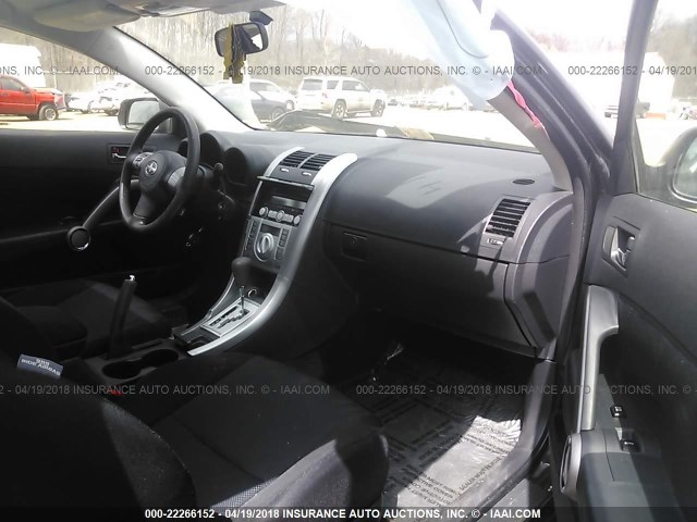 JTKDE3B78A0311412 - 2010 TOYOTA SCION TC შავი ფოტო 5