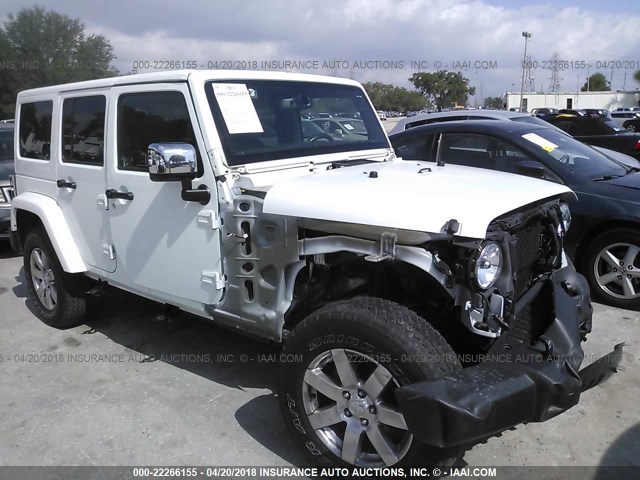 1C4HJWEG7FL643168 - 2015 JEEP WRANGLER UNLIMITE SAHARA WHITE photo 6