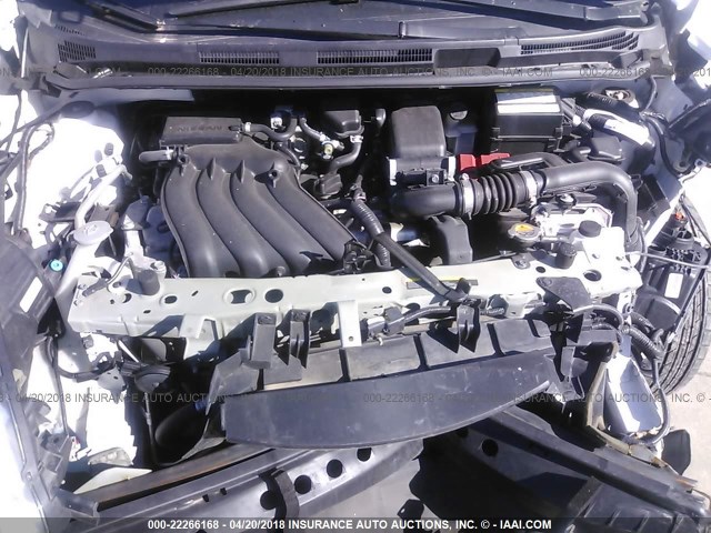 3N1CE2CP6GL358514 - 2016 NISSAN VERSA NOTE S/S PLUS/SV/SL/SR WHITE photo 10