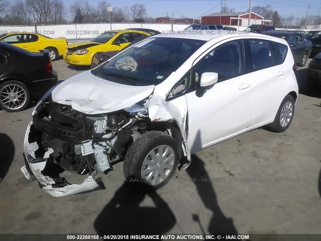 3N1CE2CP6GL358514 - 2016 NISSAN VERSA NOTE S/S PLUS/SV/SL/SR WHITE photo 2